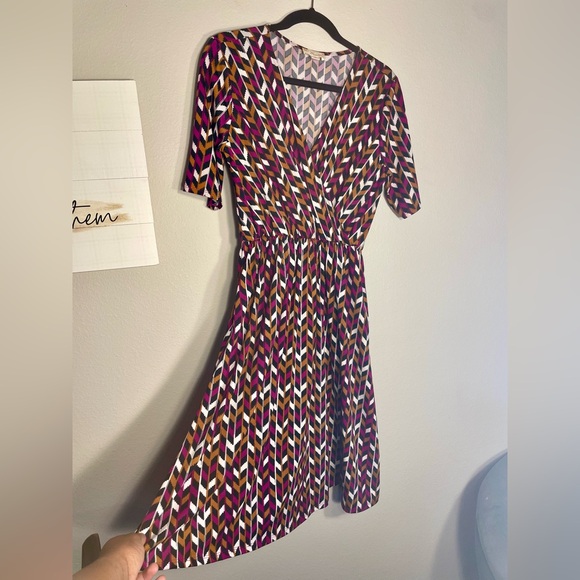 Misia Dresses & Skirts - Women's Colorful Chevron Wrap Dress